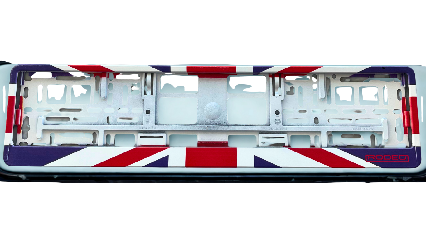 Portamatrículas Bandera UK | Espíritu Británico en la Carretera