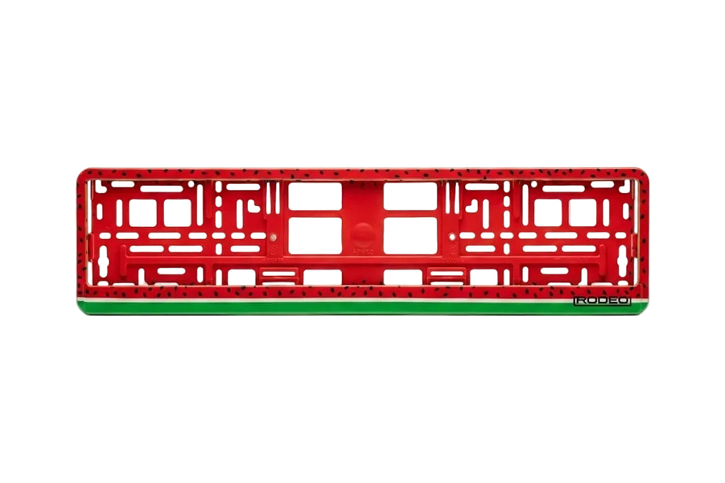 Portamatrículas RODEO® Diseño Sandía (Watermelon) – Ajuste Universal