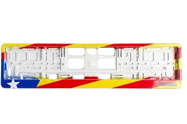 Portamatrículas RODEO® con Estelada – Ajuste Universal