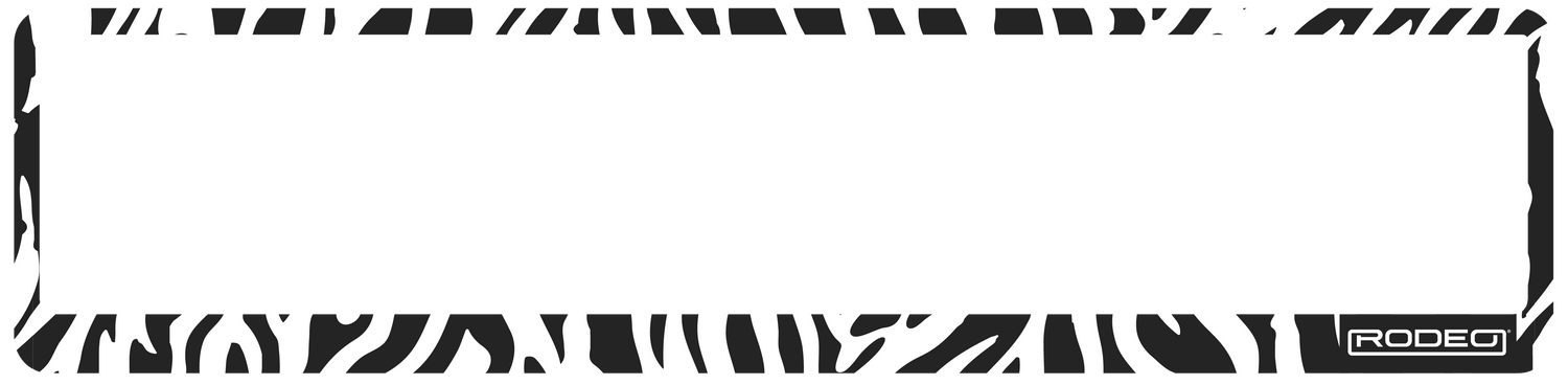 Portamatrículas con diseño decorativo de cebra en blanco y negro compatible con la mayoría de coches europeos