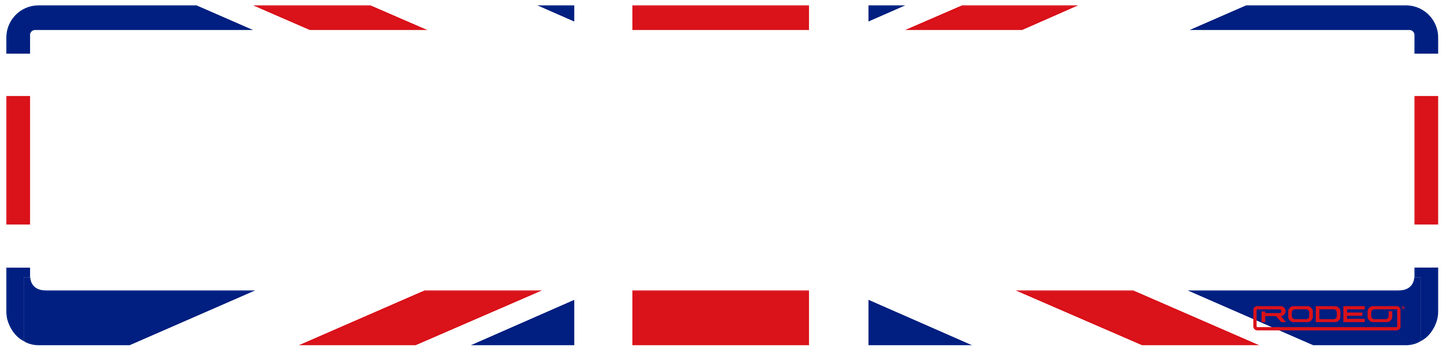 Portamatrículas Bandera UK | Espíritu Británico en la Carretera
