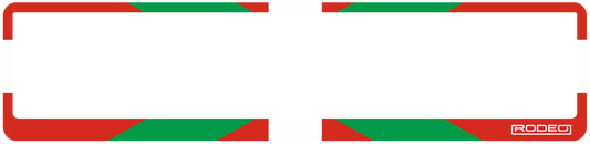 Portamatrículas Ikurriña | Orgullo Vasco y Tradición