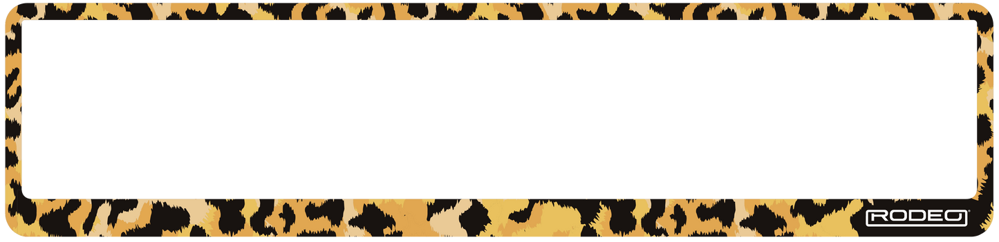 Portamatrículas Leopardo | Animal Print con Estilo Salvaje
