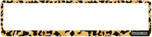 Portamatrículas Leopardo | Animal Print con Estilo Salvaje