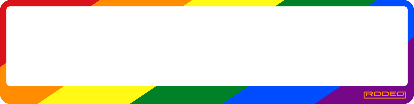 Portamatrículas Bandera LGTBI | Orgullo