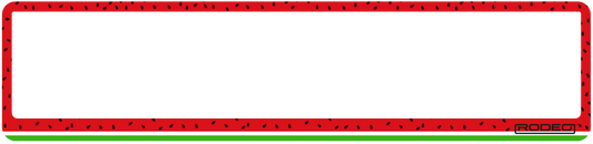 Portamatrículas decorativo tipo sandía: base verde y parte superior roja con pepitas negras, para personas expresivas y con estilo propio